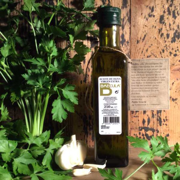 Olivenolje extra virgen Baecula, 250 ml