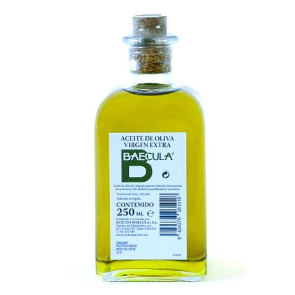 Kaldpresset, extra virgen olivenolje fra Bailén i Sør-Spania, 250 ml