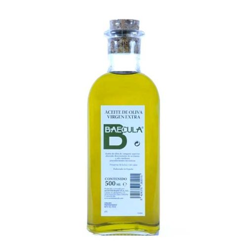 Kaldpresset, extra virgen olivenolje fra Bailén i Sør-Spania, 500 ml