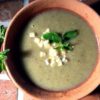 Potage de courgettes à la marjolaine – Squashsuppe med merian