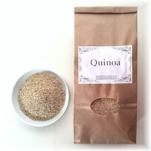 Quinoa, 750 g (gammelt bilde: Ny quinoa er tricolor, og mørkere)