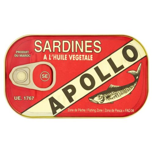 Apollo sardiner i olje, 125 g