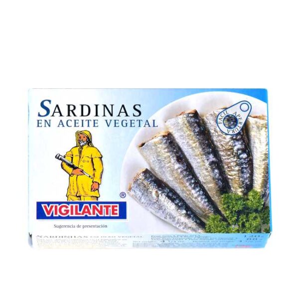 Spanske sardiner i olje (Vigilante), 120 g