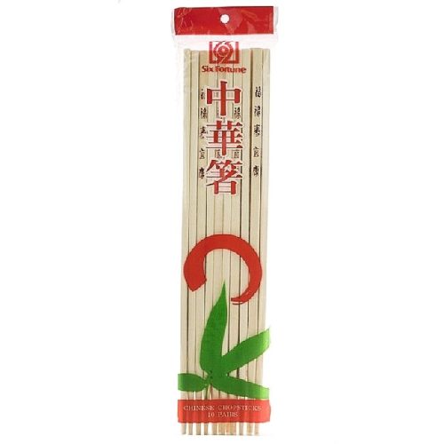10 par kinesiske spisepinner av bambus
