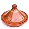 Dekorert (håndmalt) tagine, håndlaget i Spania