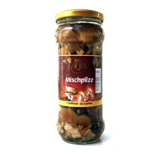 Syltet soppblanding (shiitake, østerssopp og nameko), 530 g