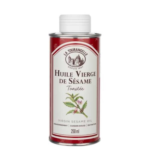 250 ml ren, ekstra jomfruelig sesamolje, produsert i Frankrike