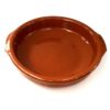 Terrakottaskål (ildfast fat, cazuela), 24 cm i diameter, laget i Spania