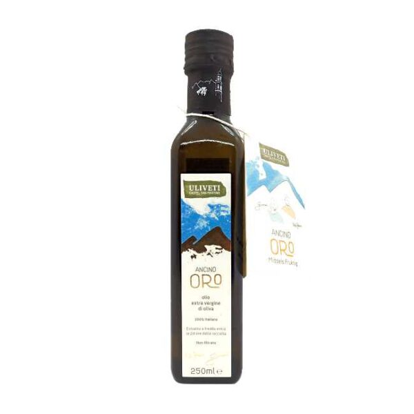 Uliveti, italiensk extravergine olivenolje, «Ancino Oro», 250 ml
