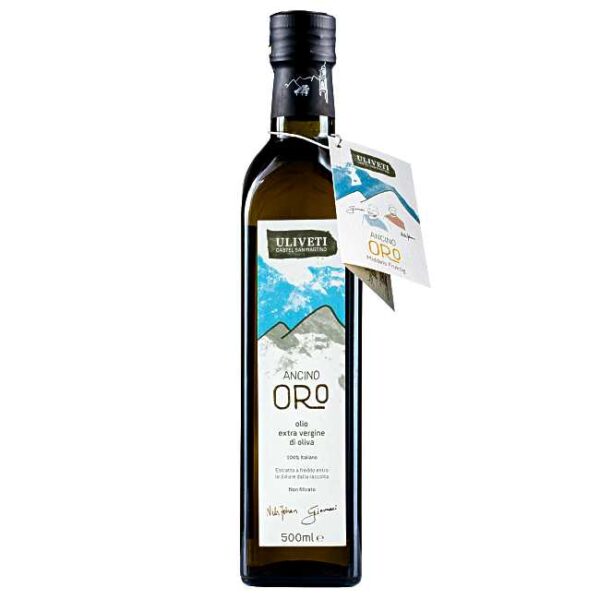 Uliveti, italiensk extravergine olivenolje, «Ancino Oro», 500 ml