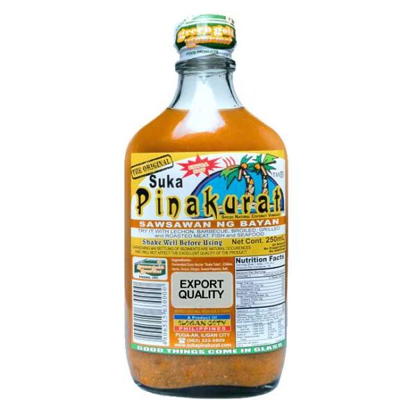 Sawsawan fra filippinske Suka Pinakurat, glassflaske, 250 ml