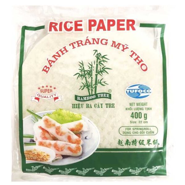 Rispapir til vietnamesiske vårruller, 400 g (ca. 100 stk)