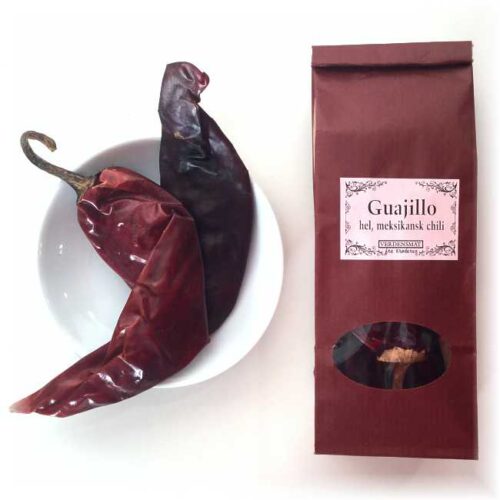 25 g hel chili guajillo (med stilker)