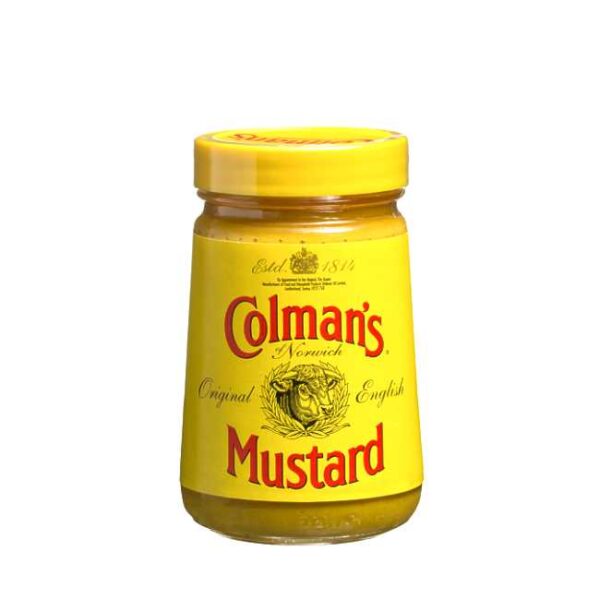 Colman's Mustard (engelsk sennep), på glass à 170 g