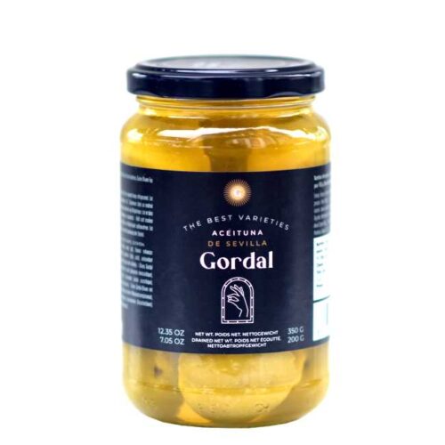 350 g hele gordaloliven i saltlake