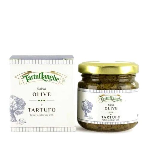 90 g trøffeltilberedning med oliven og italienske sommertrøffel i extravergine olivenolje