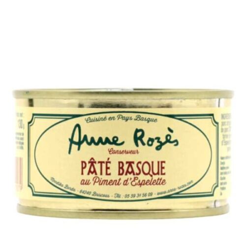 130 g paté basque au piment d’Espelette fra Fransk Baskerland