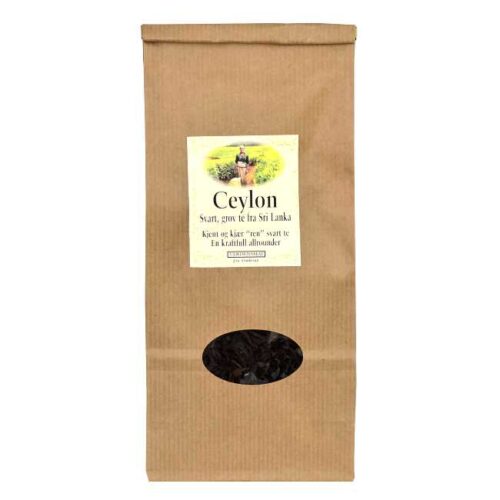 150 g ceylonte (ren, svart te fra Sri Lanka), halvgrovt kuttet