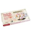 Stor eske (500 g) med tyrkiske lokum (Turkish Delight) med blandede fruktsmaker