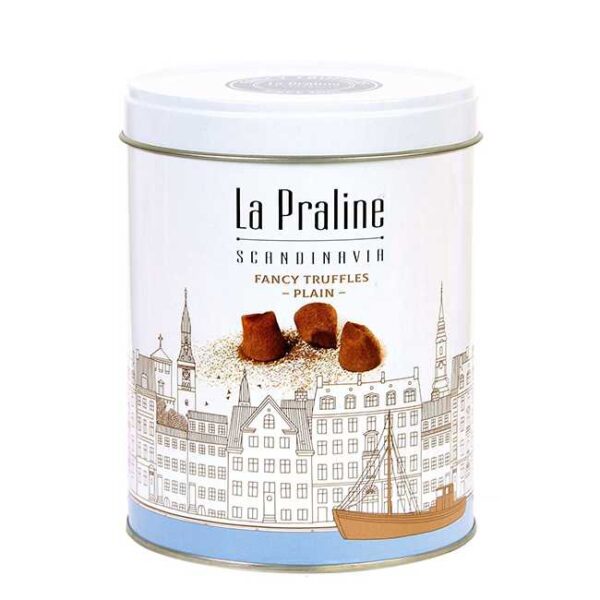 200 g naturelle sjokoladetrøfler i en lekker boks fra La Praline