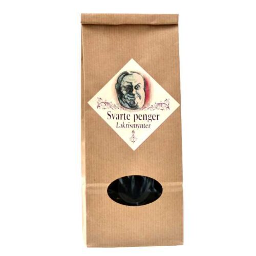 250 g lakrismynter, «Svarte penger»