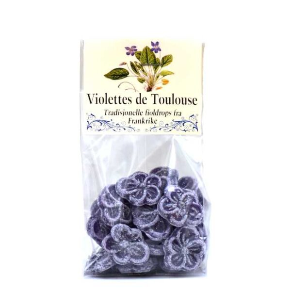 100 g Violettes de Toulouse, franske fioldrops