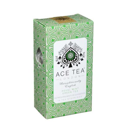 37 g (15 poser)  Royal mint green tea (myntete) fra England