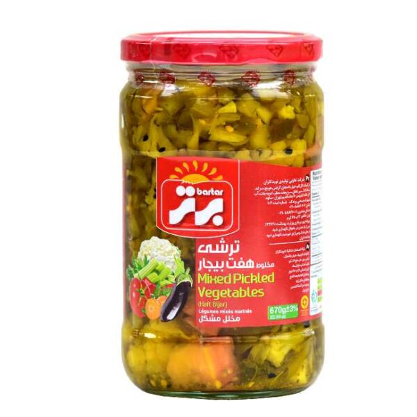 670 ml torshi (persiske, krydrede pickles), laget i Iran