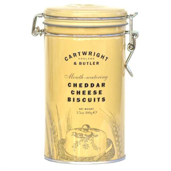Kjeks med cheddarost fra engelske Cartwright & Butler