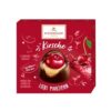 Konfekteske med 108 g marsipankonfekt med kirsebær og sjokolade (6 stykk), fra Niederegger  i Lübeck