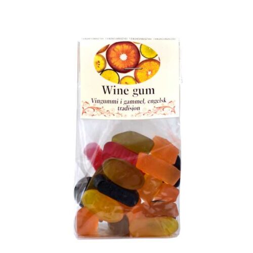 125 g Wine gum, vingummi i engelsk stil