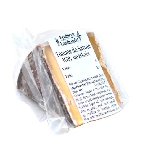 Ca. 250 g fransk mellomlagret ost av småskalproduksjon, type «Tomme de Savoie»