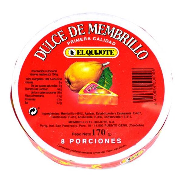 170 g membrillo (kvedegelé) laget i Spania, pakket i "båter"