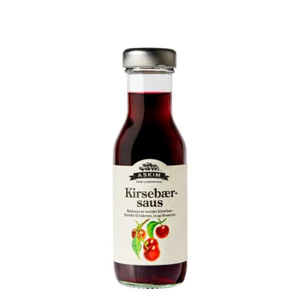 250 ml norsk kirsebærsaus (42% bær)