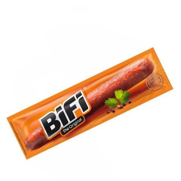 Bifi: Tysk minispekepølse eller snacksalami på 22,5 g