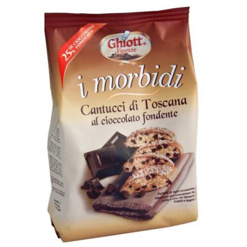 200 g cantuccini al cioccolato (biscotti med 25% mørk sjokolade) laget i Firenze