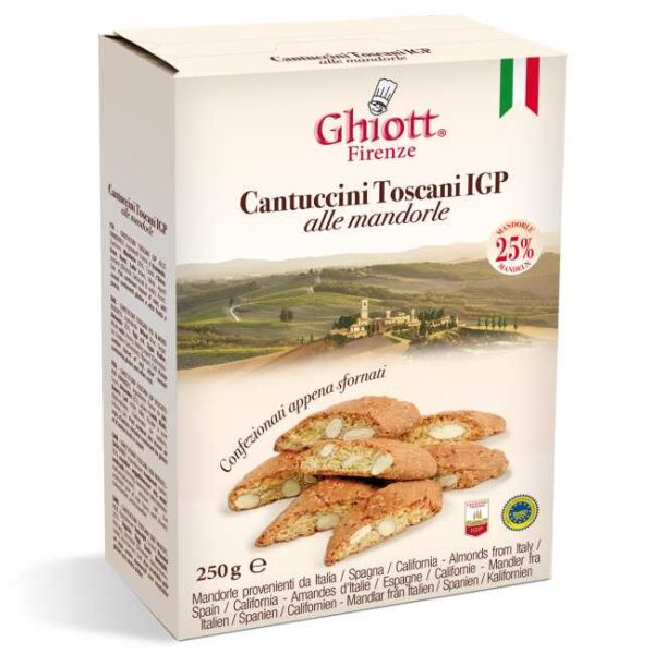 250 g cantuccini toscani IGP alle mandorle (mandelkjeks fra Toscana)