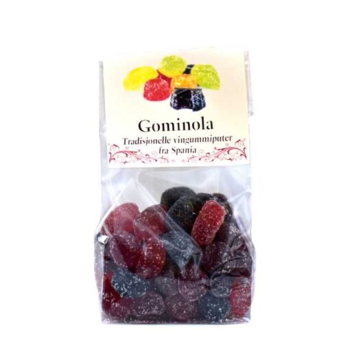 120 g spanske gominola (vingummi) med fruktsmaker