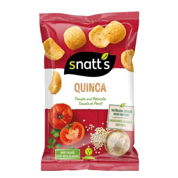 85 g glutenfrie quinoasnacks med tomat og persille