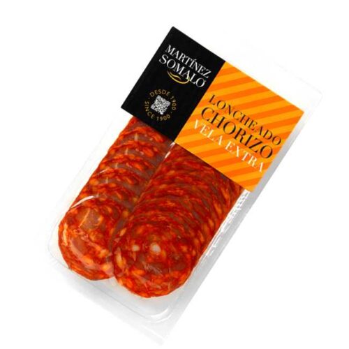 100 g halvsterk/mild spansk cholizopølse, kuttet i tynne skiver