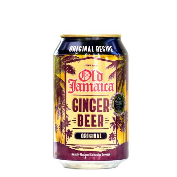 Old Jamaica ginger beer (ingefærøl), boks à 330 ml
