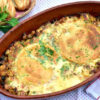 Tartiflette, laget med en hel reblochon