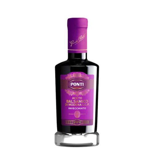 250 ml balsamicoeddik fra Ponti i Modena, invecchiato (ekstra vellagret ). Anbefalt!