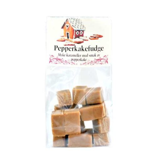 105 g fudge (myke karameller) med pepperkakesmak