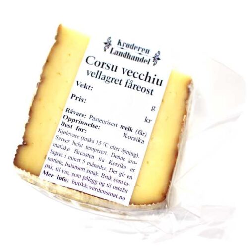 250 g "Corsu vecchiu", fåreost fra Corsica