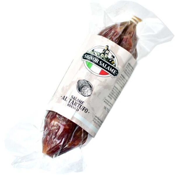 175 g italiensk salami med hvit trøffel