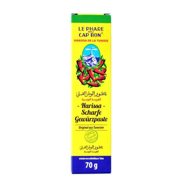 70 g harissa (tunisisk chilipurré) på tube