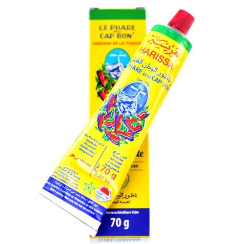 70 g harissa (tunisisk chilipurré) på tube