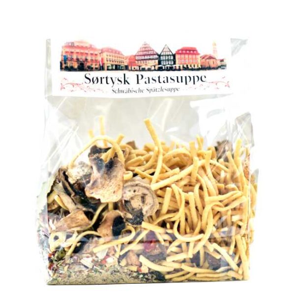 Schwäbische Spätzlesuppe: 275 g tørket middagsblanding