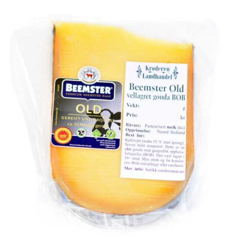 300 g vellagret ekte gouda BOB, "Beemster Old"